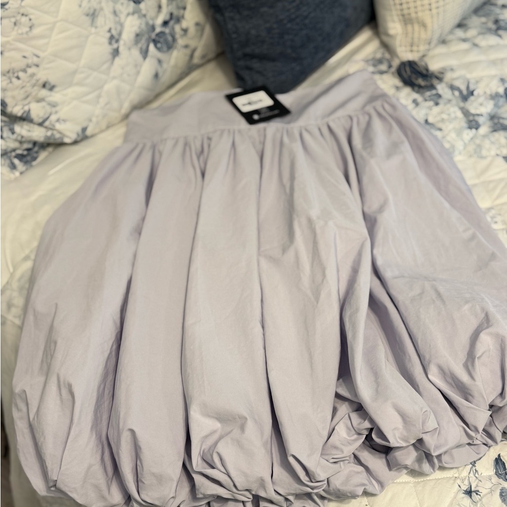 Chic Light Purple Mini Skirt